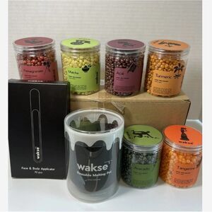 Wakse At-Home Waxing Kit - Deluxe Botanical Antioxidant Infused Strip-Less Wax